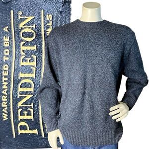 Pendleton Men XL Sweater Shetland Wool Knit Pullover Crewneck Washable NWOT